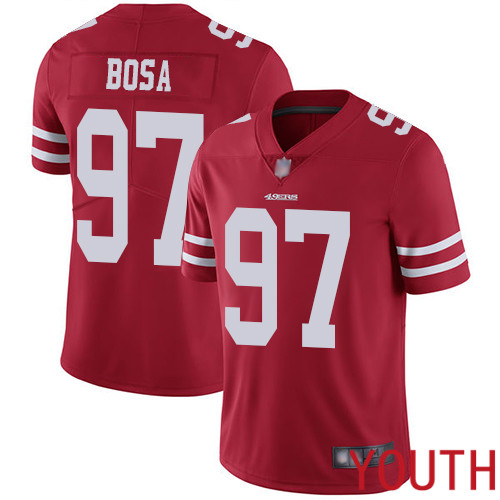 San Francisco 49ers Limited Red Youth Nick Bosa Home NFL Jersey 97 Vapor Untouchable